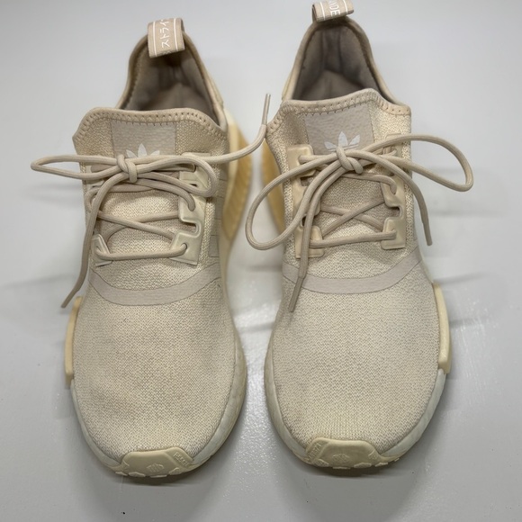 Adidas NMD R1 Wonder White Running Shoes Women's size 8.5 - Picture 3 of 10